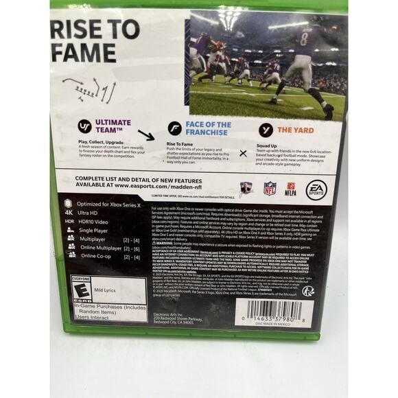 Madden NFL 21 (Xbox One, 2020) - Picture 3 of 7